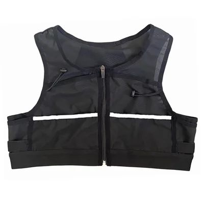 2235 Hydration Running Vest Reflective Sports Chest Bag Front Chest Pack for Cycling Race Marathon Hiking - S