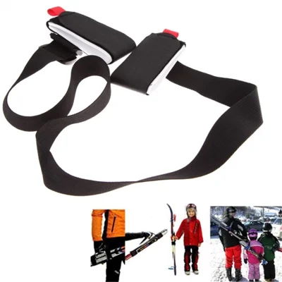 1Pc Ski Board Carrier Nylon Fixing Band Adjustable Skiboard Shoulder Hand Carrying Strap