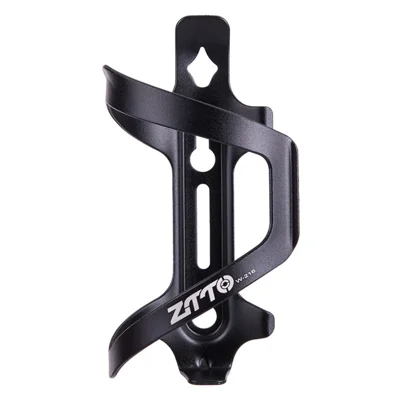 ZTTO W216 Bicycle Water Bottle Cage Aluminum Alloy Road Bike Bottle Holder Bracket - Black