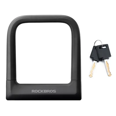 Противоугонный велосипедный/мотоциклетный замок ROCKBROS, высокая защита, из сплавной стали