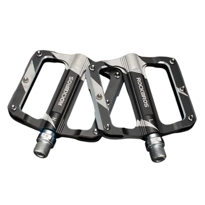 ROCKBROS K306 1 Pair Mountain Bike Pedals Sealed Bearing Anti Slip Cycling Pedals for Road Bicycle - Black