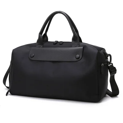 Gym Bag 20-35L Large Capacity Waterproof Oxford Sports Duffle Bags for Workout/Fitness/Travel - Black