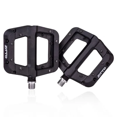 ZTTO NLJT Mountain Bike Nylon Pedals Anti-Skid Lightweight Bicycle Pedals - Black