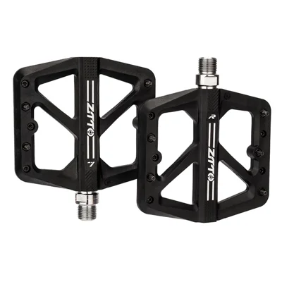 ZTTO M906 Bicycle Pedals with Bearings, Mountain Bike Nylon Pedals - Black