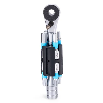 ROCKBROS TG-8601 Portable Ratchet Wrench Set with 8 Bits for Bike Repair Magnetic Hex Tool Kit