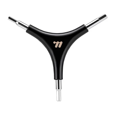 WEST BIKING YP0719517 Chave Hexagonal 4/5/6mm 3 em 1 com Punho em Y Tipo Y para Reparação de Bicicletas - Preto
