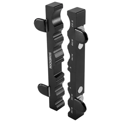 ROCKBROS TL-318 Aluminum Alloy Bench Vise Adapter Magnetic Bicycle Repair Base for Bicycle Repair - Black