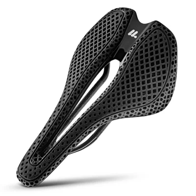 WEST BIKING YP0801262 3D Printed Carbon Fiber Saddle Shockproof Cycling Seat Cushion for Mountain Bike
