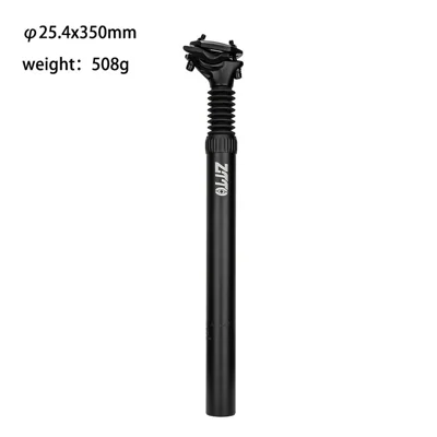 ZTTO Bicycle Seatpost Mountain Bike Aluminum Alloy Shock Absorption Seat Post - 25.4x350mm