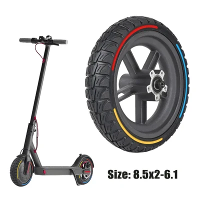 LYXM238-7 For Xiaomi M365 Pro E-Scooter Wheel Off-Road Anti-Slip Electric Scooter Wheel Hub