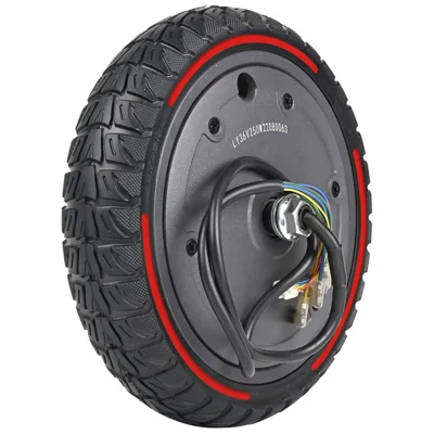LYXM293-3 For Xiaomi Mi Electric Scooter 1S / M365 Pro / M365 250W Motor E-Scooter Rubber Wheel, 8.5x2-6.1inch - Red