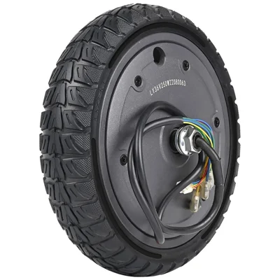 LYXM293-4 For Xiaomi Mi Electric Scooter 1S / M365 Pro / M365 250W Motor E-Scooter Rubber Wheel, 8.5x2-6.1inch - Black