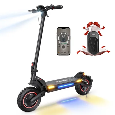 ISCOOTER iX7 Pro Dual Drive 1000W Off-Road 10 Inch Tire Electric Scooter with 48V 17.5Ah Battery, Support APP - Region A
