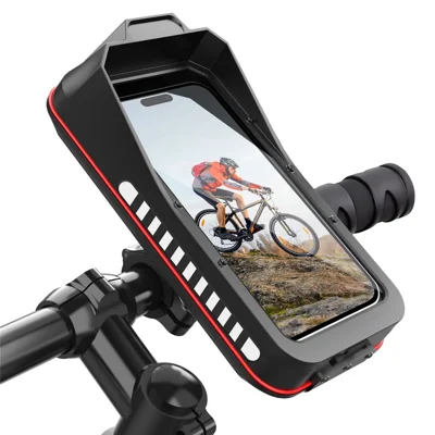 07CE0004 Shockproof Motorcycle Phone Mount Holder Bike Handlebar Waterproof Navigation Stand