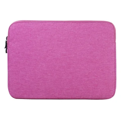 MBR-19005 11 / 10.8 Inch Laptop Sleeve Case Nylon Water Resistant Soft Lining Zipper Cover - Rose