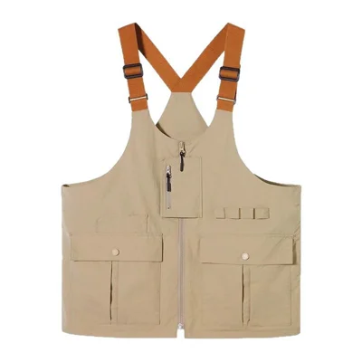 Multifunctional Vest Bag Outdoor Activities Oxford Cloth Single Shoulder Tote Bag Workwear Waistcoat, Size XL