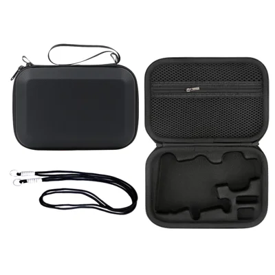 Storage Case for DJI Osmo Mobile 8P Portable Travel Bag Lycra Material Shockproof Carrying Case with Shoulder Strap - Black