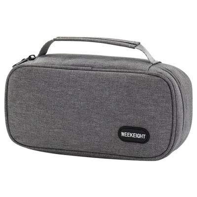 Mala Portátil para Arrefecimento de Leite Materno, Bolsa Térmica Isolada para Levar para o Trabalho - Cinzento