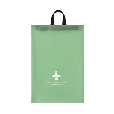 Size S Waterproof Travel Bag Wet Dry Storage Pouch with Handle for Sports Swimming Outdoor - Green