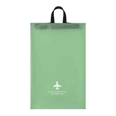 Size M Waterproof Travel Bag Wet Dry Storage Pouch with Handle for Sports Swimming Outdoor - Green
