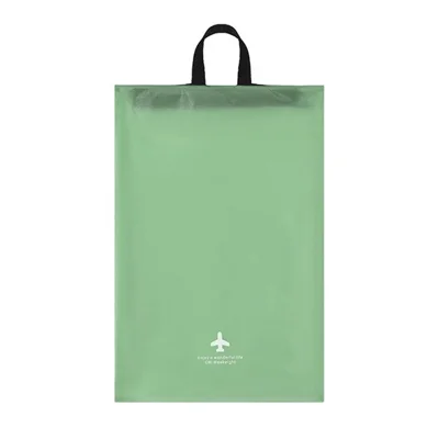 Size L Waterproof Travel Bag Wet Dry Storage Pouch with Handle for Sports Swimming Outdoor - Green