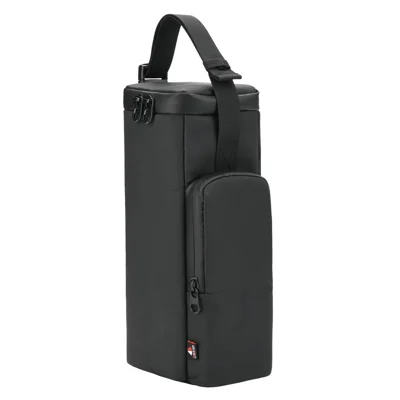 Sac de rangement portable pour enceinte Turtlebox Ranger étanche compatible Bluetooth, housse de protection en nylon avec poignées - Noir