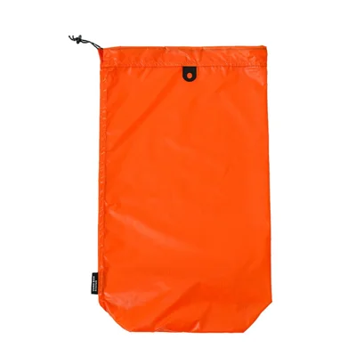 Size M 35 x 14 cm Slipper Storage Bag 15D Silicone-Coated Nylon Waterproof Drawstring Pouch for Travel - Orange