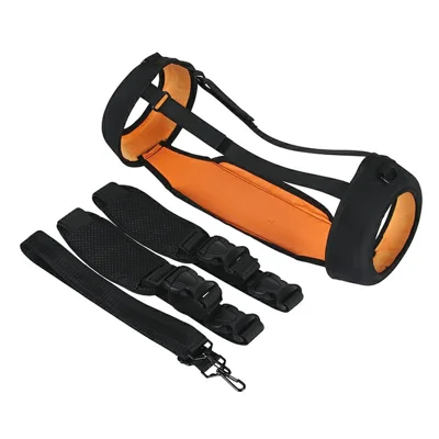 For JBL Boombox 3 Carrying Case Shockproof Dustproof Scratch Resistant Protective Cover with Shoulder Strap - Black