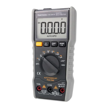 KAEMEASU KM-DM01B Højpræcisions Auto Multimeter Firkantbølge Output Multifunktionsmultimeter med Lommelygte, uden batteri