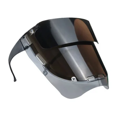 Welding Face Shield Ear Hanging Anti Glare Heat Resistant Professional Welder Safety Mask, Size S - Black