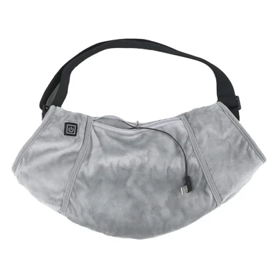 Winter Outdoor Heated Hand Muff Electric Hand Warmer Pouch Rechargeable Heated Gloves Waterproof Handwarmers Bag for Hunting Camping - Grey