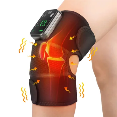 HAILICARE 1 Unidade Massageador Elétrico de Aquecimento para Joelho Massageador de Joelho / Cotovelo / Ombro Instrumento de Fisioterapia com Compressão Quente (Certificado CE / ROHS / FCC)