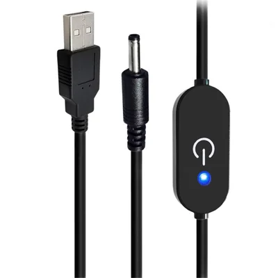 JUNSUNMAY DC 3.5*1.35mm para USB Touch Dimming LED Inline Switch Controller para Cor Única, Comprimento 100cm