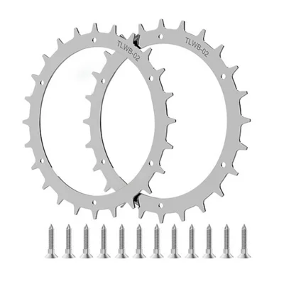 TLWB-02 2Pcs / Set 170mm Spikes for Bosch Indego XS 300 / S 500 / S+ 500 Lawn Mower SPCC Wheel Spikes
