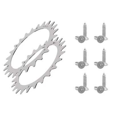 TLWL-01 2Pcs / Set 205mm Spikes for Worx Landroid S / M Robot Mower SPCC Wheel Spikes