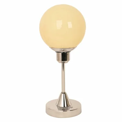 Creative Round Shaped Table Lamp Touch Control 3 Color Modes 4000mAh Rechargeable Light - Beige