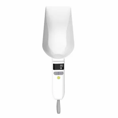 Electronic Pet Food Weighing Spoon Dog Cat Feeding Measuring Scoop (BPA-Free, No FDA Certified)