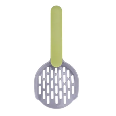 Кошачья Лопатка ABS Deep Shovel Комфортная Ручка с Большой Какашками - Зеленый/серый