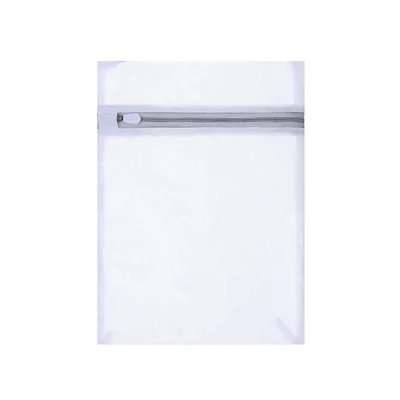 MM-X001 20x30cm 70g Laundry Bag Thickened Zipper Mesh Machine Washable Underwear Delicate Washing Bag (Thin Mesh)