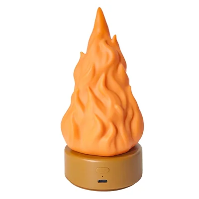 Lampe LED Flamme HZ-K03, lumière chaude 2000K, gradable, rechargeable, pour décoration en plein air, camping