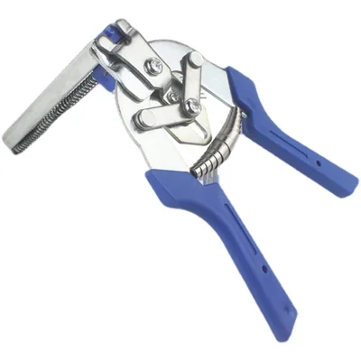 Pinze per anelli a chiodo di tipo M Metallo+ABS Pinze per anelli a uncino Pinze per gabbie per animali Recinzione in rete metallica Utensile manuale