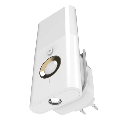 TB-38SCSLIRO Wireless Charging Human Body Induction LED Night Light RGB 7 Colors SOS Flashlight - White  /  EU Plug