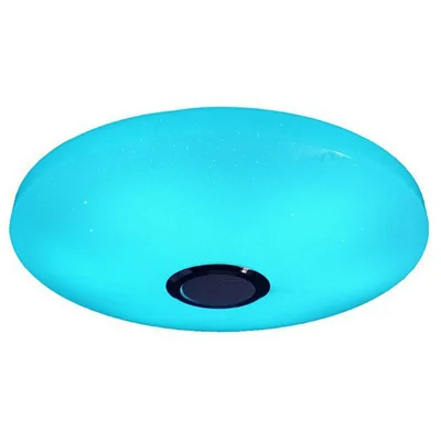 Round LED Music Ceiling Light  33CM 24W Bluetooth-Compatible Smart RGB Colorful Lamp Support Remote / APP Control