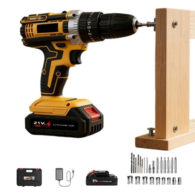 MDHL LDZ-001 21 V Trådlös slagborrmaskin 35 N.m 500 W 21000 ipm Verktyg med 1–10 mm spänn