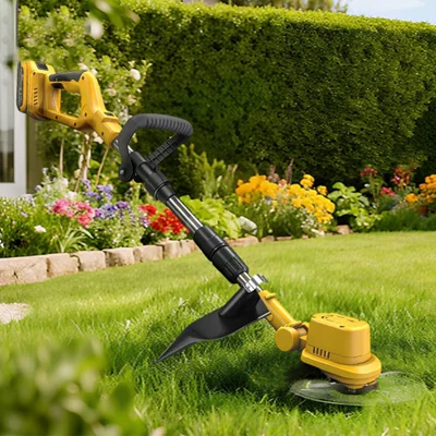 MDHL ML-399 Brushless Lawn Mower 21V Cordless Grass Trimmer 240W 19000RPM 10 inch Blade with Telescopic Pole