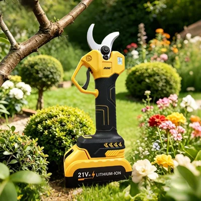 MDHL ML-506 1500mAh Trådløs Beskæringssaks 21V Brushless 3,0cm Skæring Grenbeskærer med Digital Display