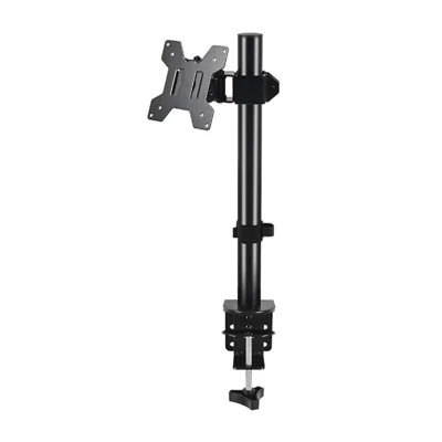 ZX-MT010 Support de bureau réglable en hauteur pour écran 10-32 pouces, capacité de charge 10 kg, gestion des câbles - Noir
