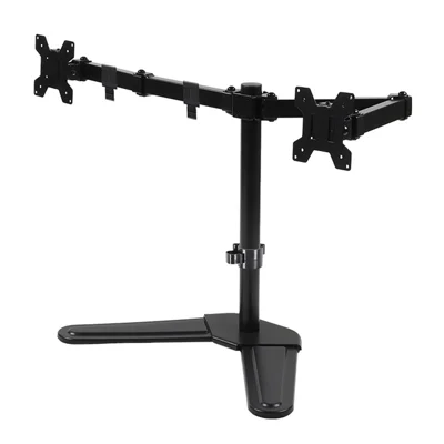 ZX-01 Monitorhalterung für 10–32-Zoll-Displays, VESA 75x75/100x100 mm, Tragkraft 10 kg, 40 cm höhenverstellbar – Schwarz