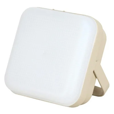 Linterna de Camping LED WX-21 1500 mAh, Modos Alta / Suave / Flash, Luz Recargable USB Tipo C con Asa y Soporte - Caqui