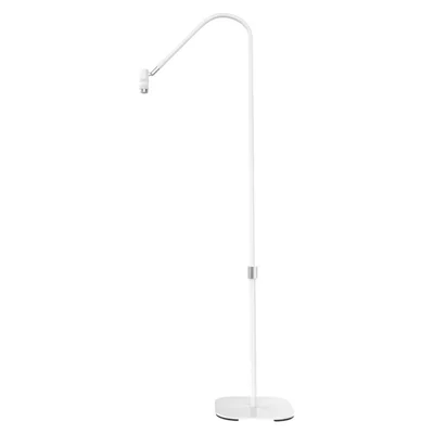 HD-AL10 Focus Adjustment Touch Dimming UV Nail Eyelash Floor Lamp with Foot Switch - White